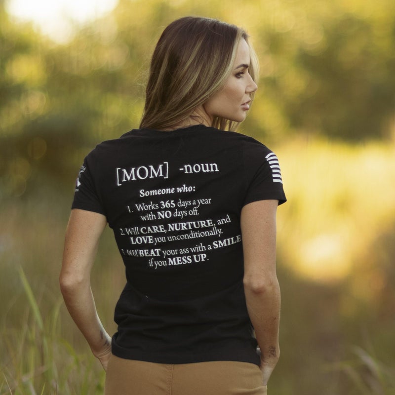 Grunt Style Mom Defined - Women's T-Shirt (Black, X-Large) - Image 5